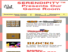 Tablet Screenshot of games.serendipity.com